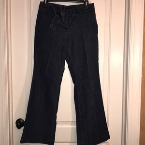 Wide leg denim jean